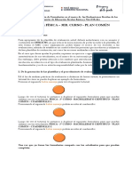 Orientaciones para La Evaluación de Capacidades Física 3er. Curso Plan Común PDF