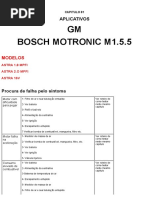 Esquema Elétrico Com Testes GM Chevrolet Astra 1.8 e 2.0 MPFI 16V (Bosh Motronic ME 1.5.5)