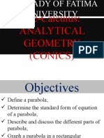 Conics Parabola