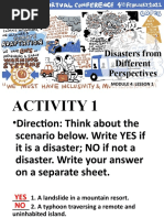 Disasters From Different Perspectives - M4