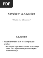 Correlation vs. Causation