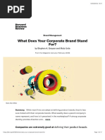 What Does Your Corporate Brand Stand For?