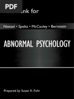 Abnormal Psychology Test Bank Fuhr