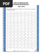 Actividades para Los Alumnos Del 7 Al 11 de Marzo de 2022