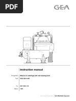 Instruction Manual: Mineral Oil Centrifuge With Self-Cleaning Bowl OSD 35-91-067