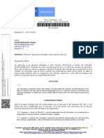 Para Contestar Cite: Radicado MT No.: 20201340589041 06-10-2020 Bogotá D.C., 06-10-2020