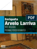 La Voz Aislada. Poemas Perseverantes (2022) de Enriqueta Arvelo Larriva