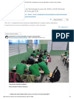 M1-ISFODOSU-20 - Compartimos Los Recursos Disponibles en Nuestro Centro Educativo