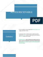 Notes Receivable