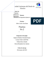 Practica No.2 "Estática: Universidad Autónoma Del Estado de Morelos