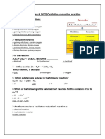 Answer Key-H.w (2) - Oxidation Reduction Reaction-G11 PDF