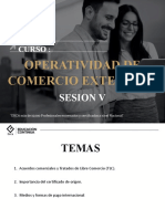 Sesión 5 - Operatividad de Comercio Exterior