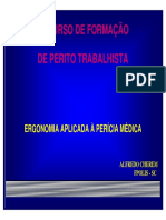 Ergonomia - Aplicada em Perícias Médicas 126pg Bom