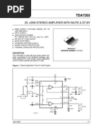 Tda 7265 2 x25 W