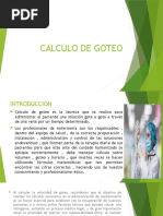 Calculo de Goteo