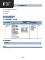 1° Grado - Actividad Del Dia 31 de Mayo