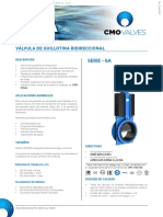 KNIFE GATE VALVES CMO CATALOGO SERIE GA Rev 04 Sheet Data ES PDF