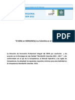 Prueba Regional Santander 2015 2013: Habilidad Instalaciones Eléctricas