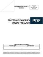 Procedimiento de Quejas y Reclamos