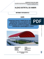 Informe Topografico Cobertura 