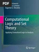 Computational Logic and Set Theory - Applying Formalized Logic To Analysis PDF