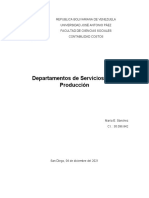 Contabilidad de Costos Ensayo Departamentos