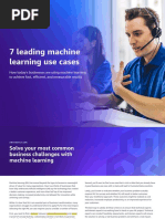 7 Leading Machine Learning Use Cases