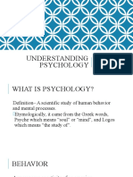 Understanding Psychology