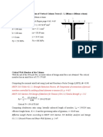 Vert. Column 4X4, Strut 75X75