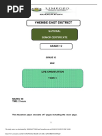 2022 Grade 12 Task 1 Life Orientation PDF