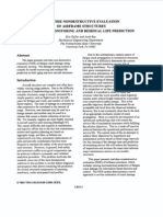 Real-Time Nondestructive Evaluation of Airframe Structures For Health Monitoring and Residual Life Prediction