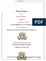 Sample Format of CPP Report