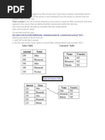 Row Context and Filter Context