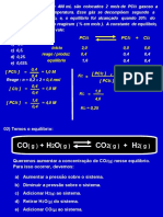 Equilíbrio Químico II