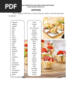 Appetizer To Dessrt PDF