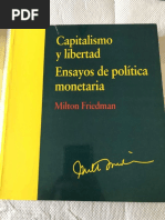 Capitalismo y Libertad. Ensayos de Politica Monetaria (Milton Friedman)