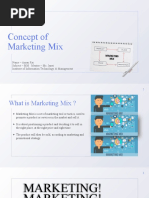 Concept of Marketing Mix