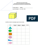 Evaluación de Geometria Final Grado 3º