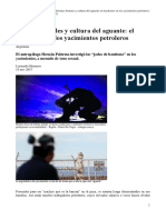 Río Negro. Bromas Brutales y Cultura Del Aguante El Machismo en Los Yacimientos Petroleros