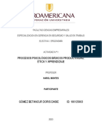 Procesos Psicológicos Básicos Productividad, Ética y Aprendizaje