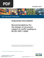 BSI Standards - Recommendations For The Design of Structures Subject To Traffic Loading To BS EN 1997-1-2004 PDF