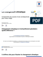 Diaporama Changement Climatique Cours PDF