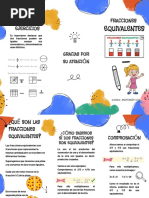 Folleto Tríptico Campaña Informativa de Fomento de La Lectura Colorido Infantil Azul y Amarillo PDF