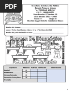 ExamenDiagnostico de 4to Grado