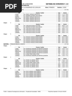 Horarios Facultad Humanidades