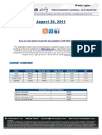 ValuEngine Weekly Newsletter August 26, 2011