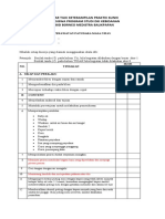 Daftar Tilik Keterampilan Praktik Klinik Mahasiswa Program Studi Diii Kebidanan Akbid Borneo Medistra Balikpapan