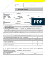 Comunidad de Madrid: Recurso de Reposición