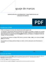 Tema 2. Lenguaje de Marcas HTML - Presentación