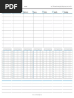 Planificador de Estudio Horizontal cm-2